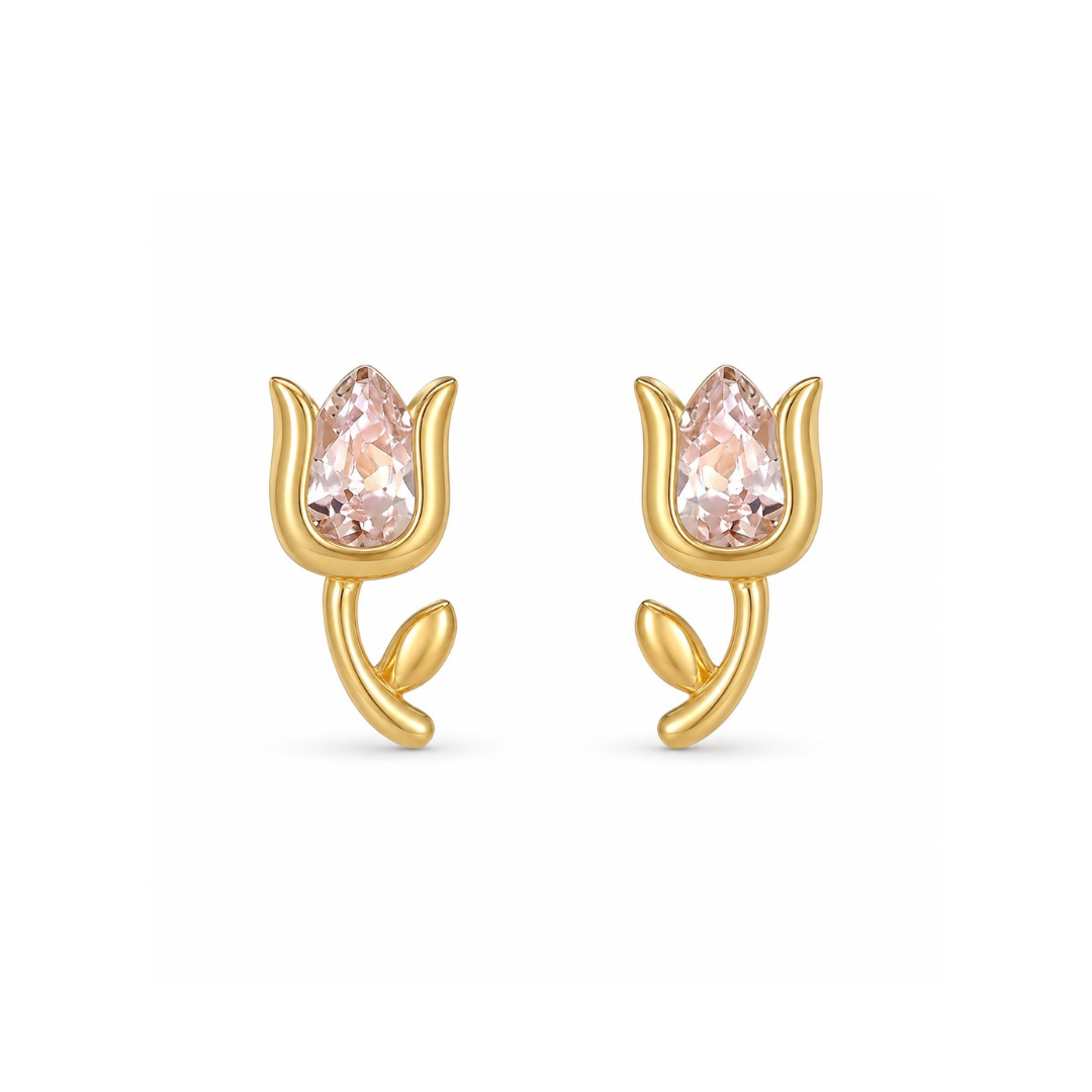 Brincos com Tulipas