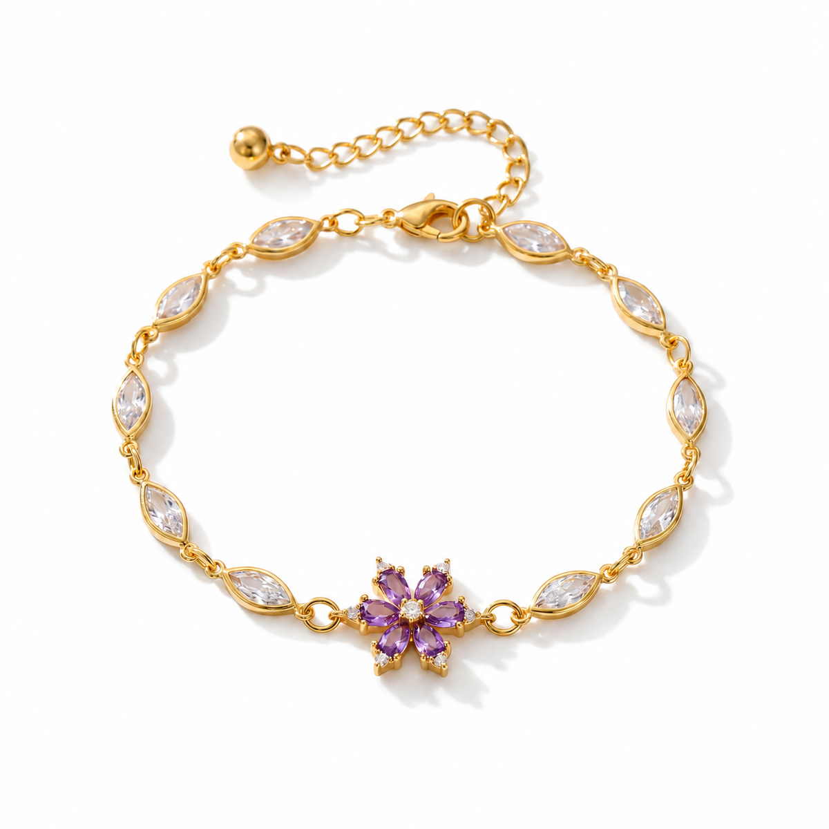 Pulseira com Flor Personalizada